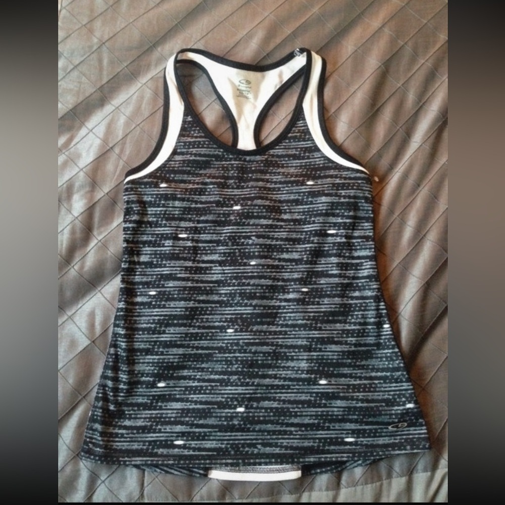 Champion Monochrome Striped Racerback Tank